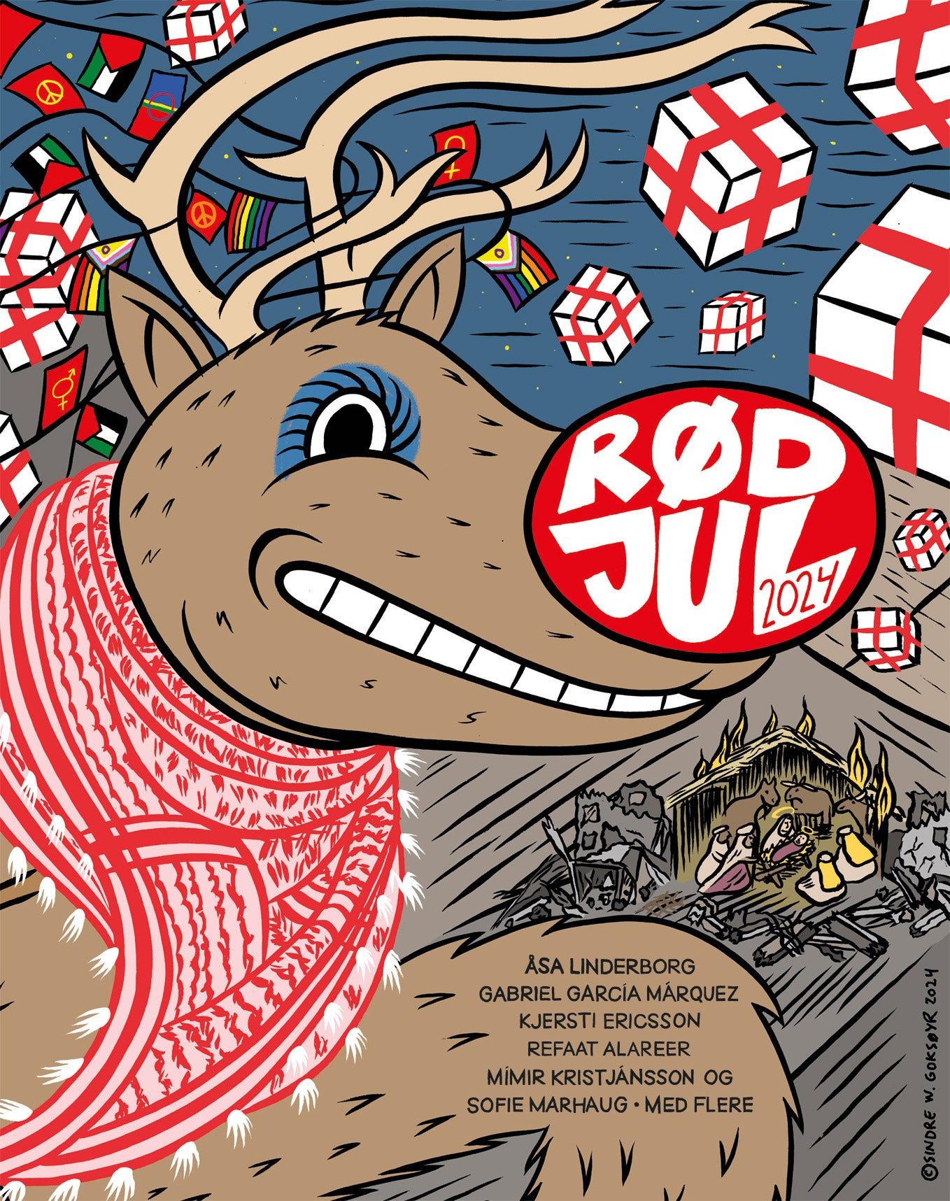 Rød jul 2024 – Forlaget Manifest
